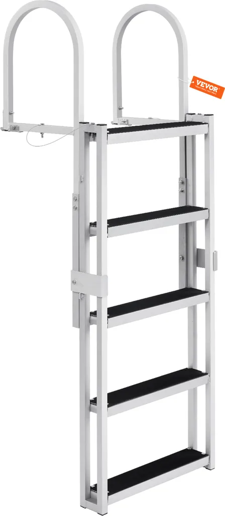 Échelle de quai robuste 159kg : ne glissez plus avec ces marches