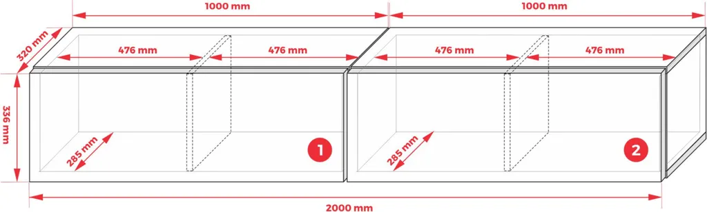 Meuble TV Anthracite idéal pour grand écran plat et salon design