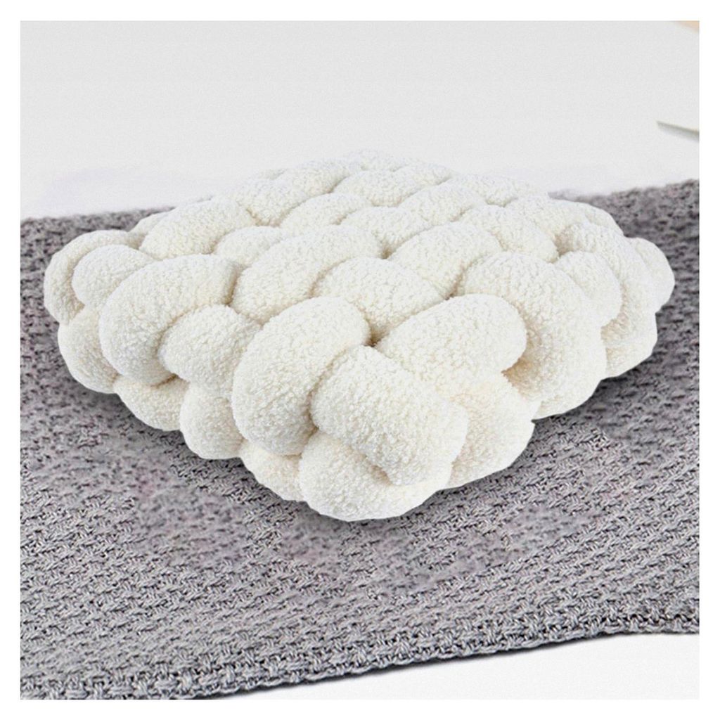 Sitzkissen Bodenkissen - Handgewebtes Plüschkissen für Sofa & Boden - Indoor/Outdoor - Dicke Sitzauflage für Wohnzimmer, Restaurant, Garten, 30x...