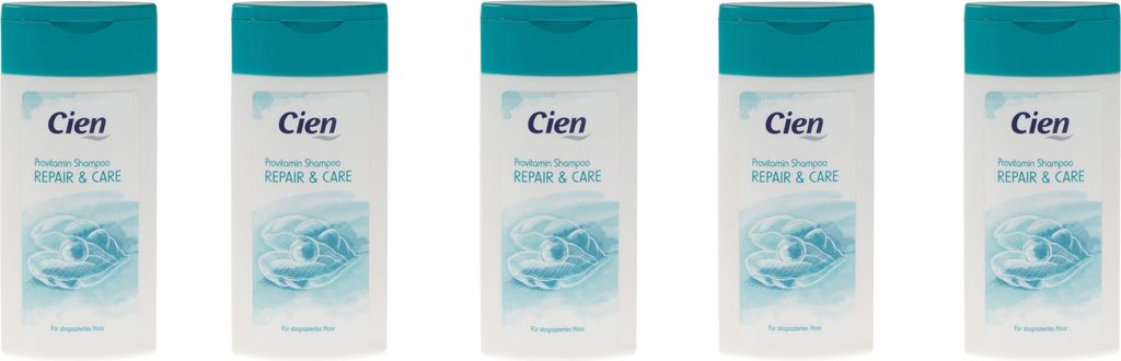 Cien Repair & Care Shampoo 50ml mit Provitamin B5 Mini Reisegröße 5 Stück