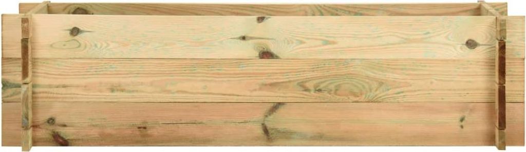 vidaXL Pflanzkübel Hochbeet Kiefernholz Imprägniert 120 cm Produktbild 