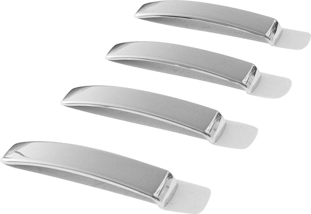 Türgriff Blende Türgriffkappen für Fiat Qubo 2008-2021 4-Tür Edelstahl Silber 4x