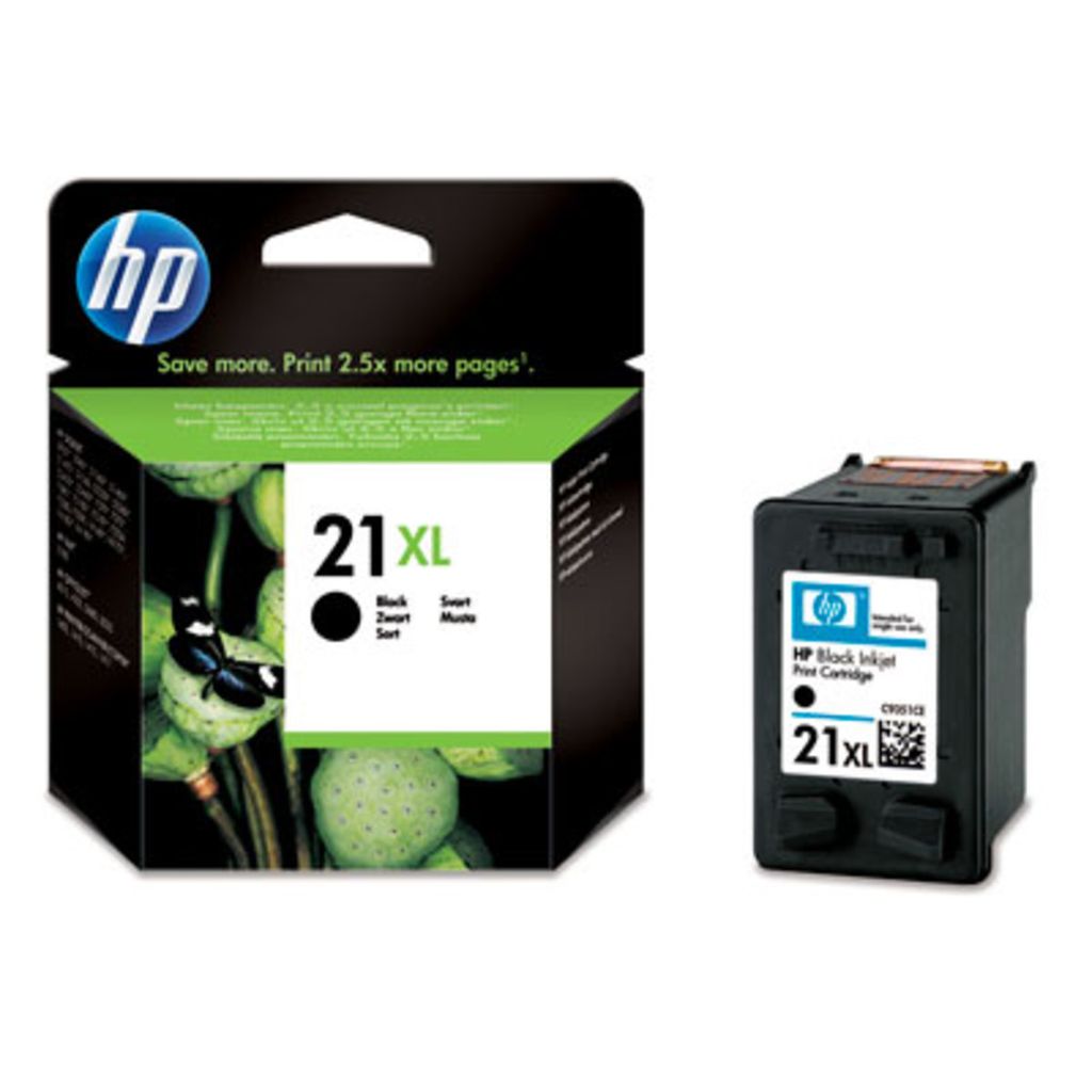Original Tintenpatrone HP 21XL (C9351CE) Schwarz Produktbild 