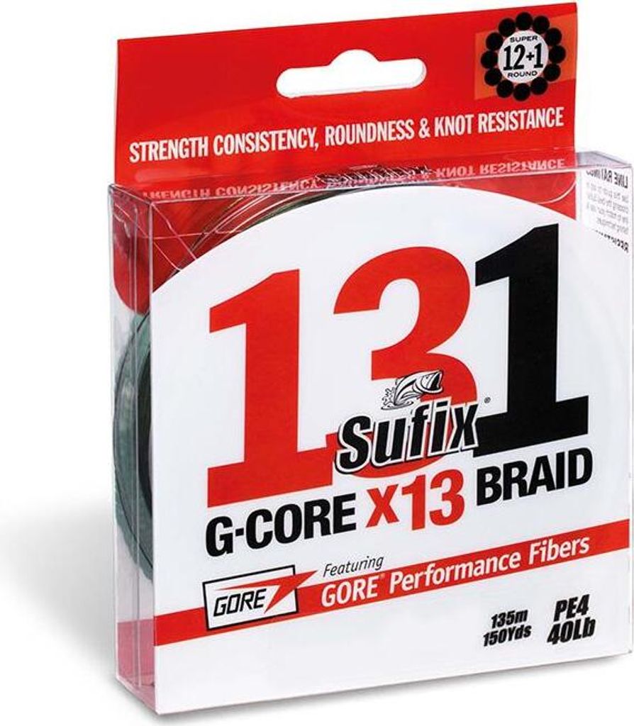 Sufix Schnur Advance Farbe Lo-Vis Green Länge 150m ø0,128mm