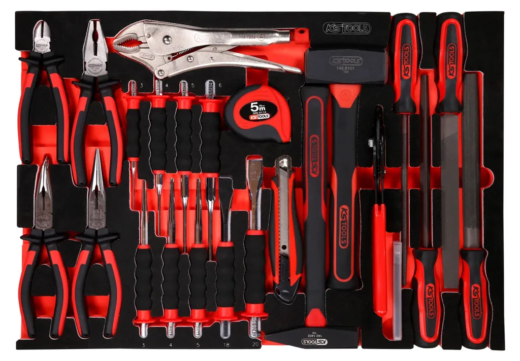 Composition de 33 outils d'atelier pour maintenance et mécanique