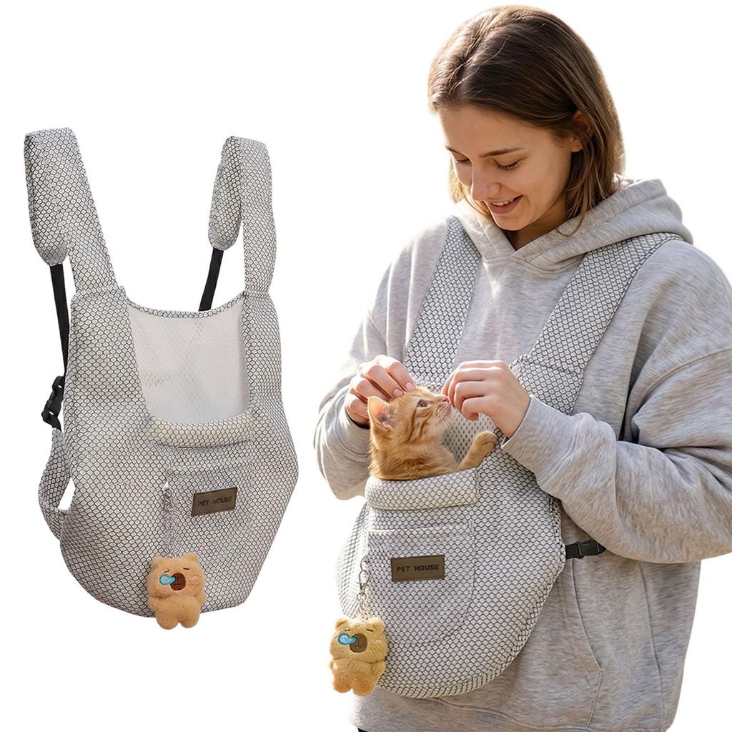 Katzen Rucksack Atmungsaktiv Haustier Rucksack bis 7.5 kg, Produktbild 