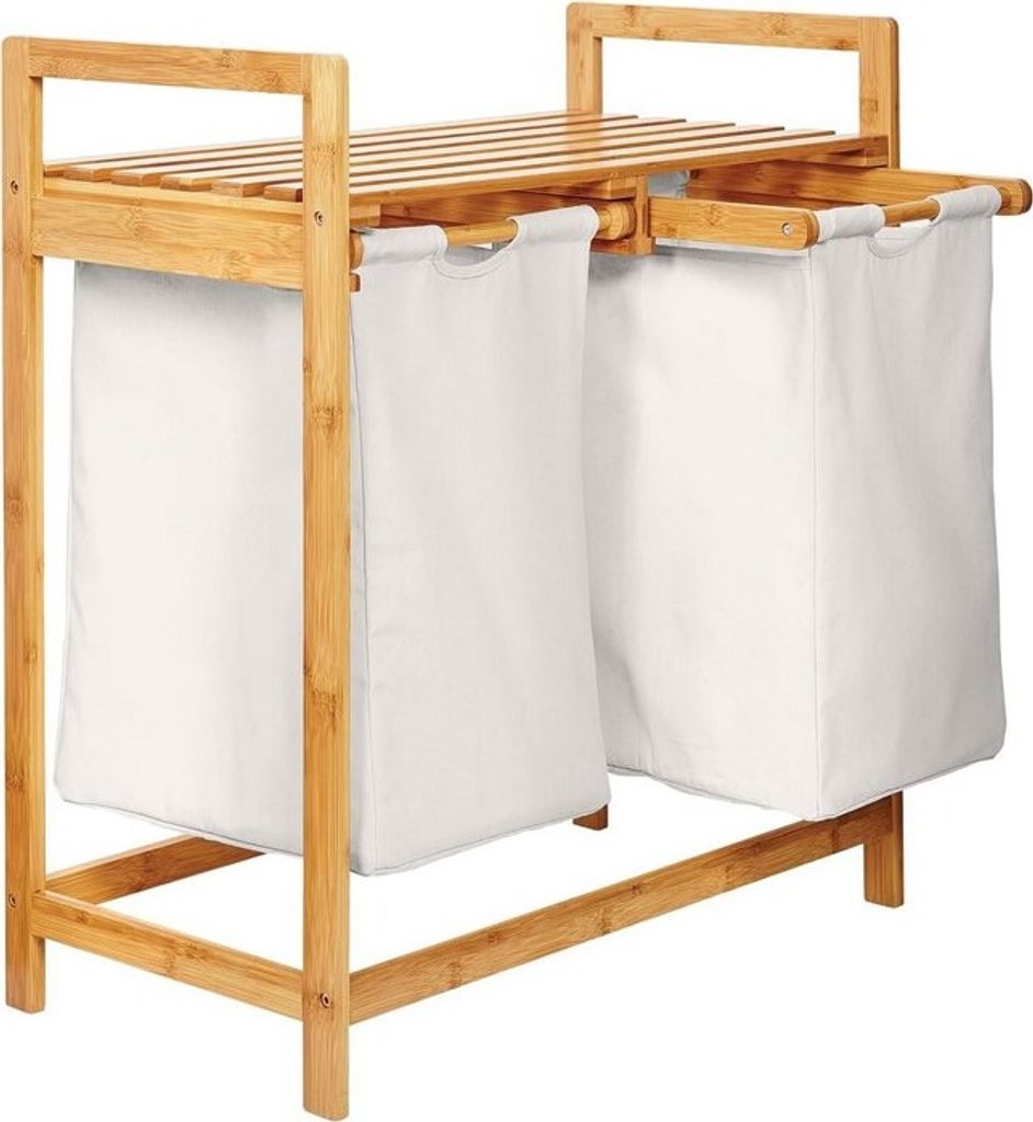 Lumaland 08472, 60 liter, Rechthoekig, Bamboe, Katoen, Productafbeelding 