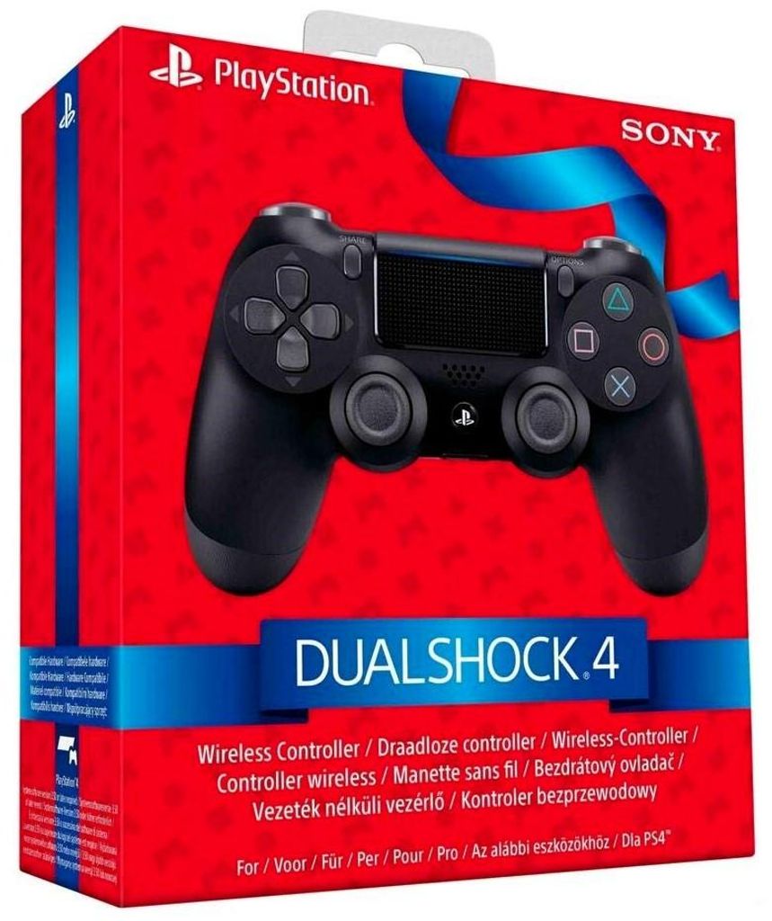 Sony DualShock 4 V2 Schwarz Bluetooth Gamepad Analog / Digital PlayStation 4