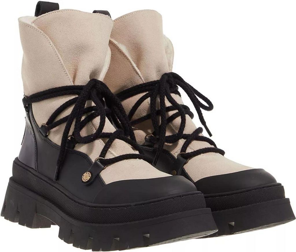 Steve Madden Fuzzy Boots Beige in Gr. 39