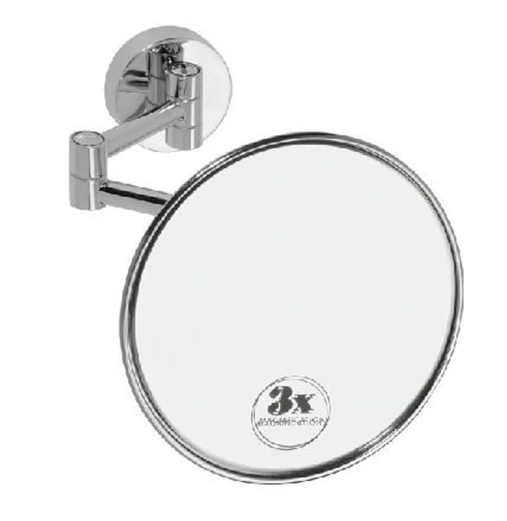 Miroir grossissant finition chrome XR004 Sapho haute précision bain