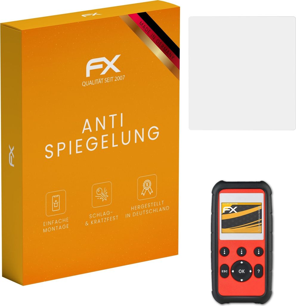atFoliX FX-Antireflex 2x Schutzfolie kompatibel mit Autel AutoLink AL609P Displayfolie