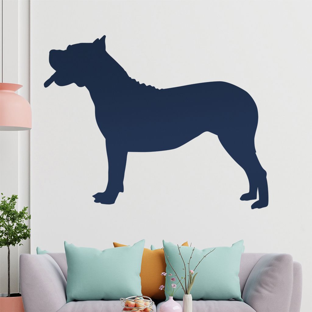 KIWISTAR Dogo Canario Silhouette Wandtattoo in 6 Größen - Wandaufkleber Wall Sticker - Dekoration, Küche, Wohnzimmer, Schlafzimmer, Badezimmer