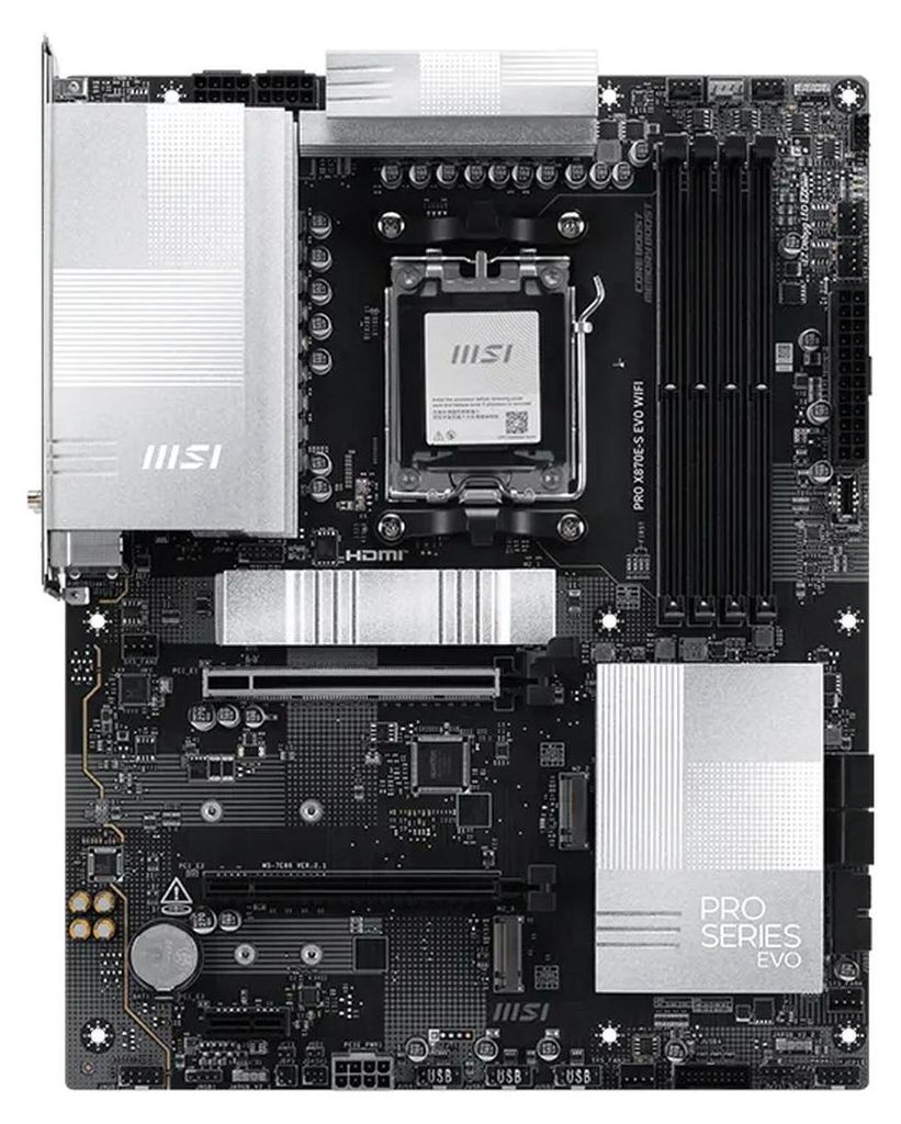 MSI PRO X870E-S EVO WIFI Motherboard AMD X870E Sockel AM5 ATX
