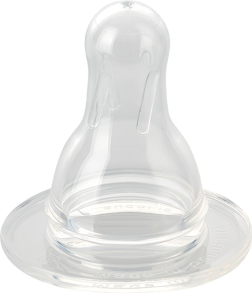 Baby Nova Cumlík na úzke fľaše okrúhly antikolikový silikón Obrázok produktu 