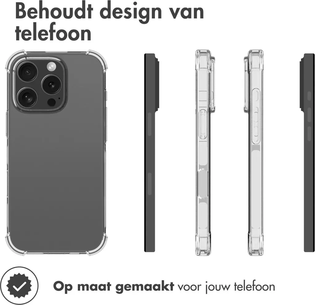 Custodia antiurto imoshion per iPhone 16 Pro - Trasparente - 7