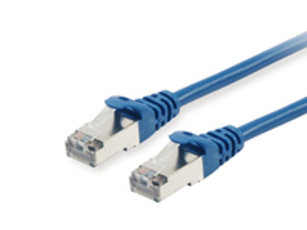 Equip Cat.6 S/FTP Patchkabel, 0.15m, Blau, 0,15 m, Cat6, S/FTP (S-STP), RJ-45, RJ-45, Blau