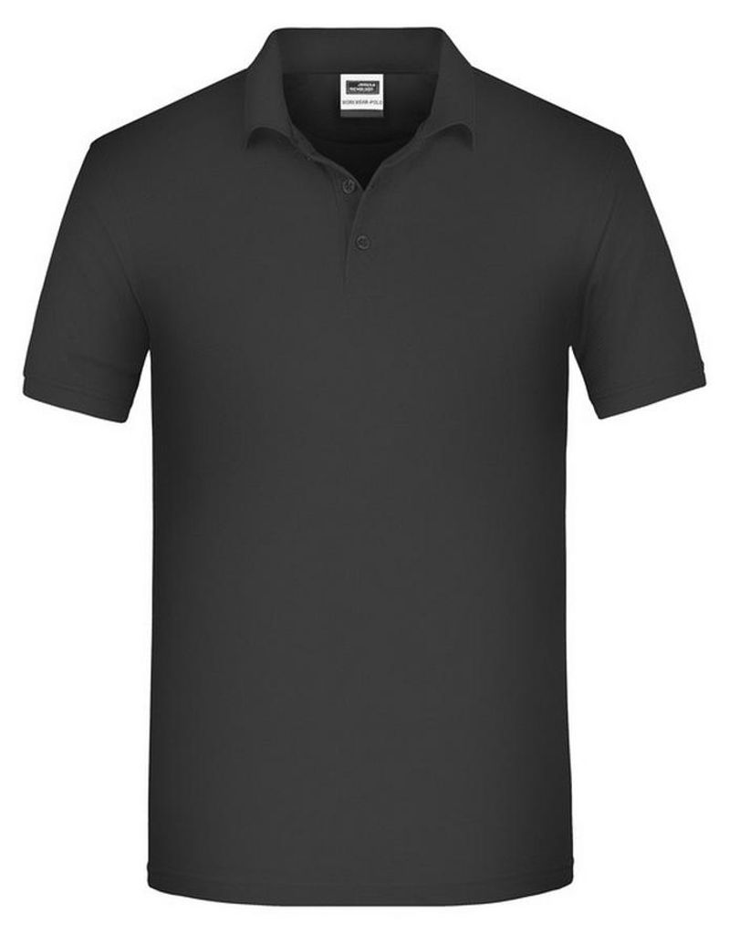 James and Nicholson - "Bio Workwear" Poloshirt für Herren LT5835 (6XL) (Schwarz)