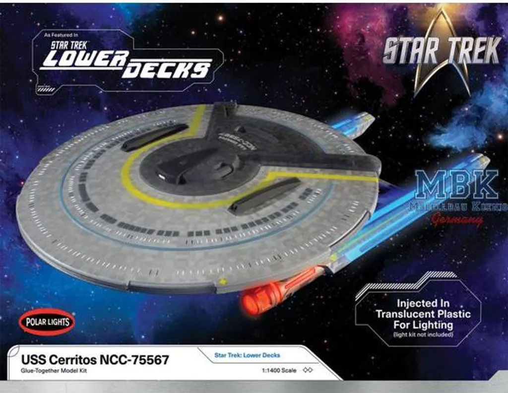 Maquette U.S.S. Cerritos Star Trek Lower Decks 1/1400 Polar Lights PLL1002
