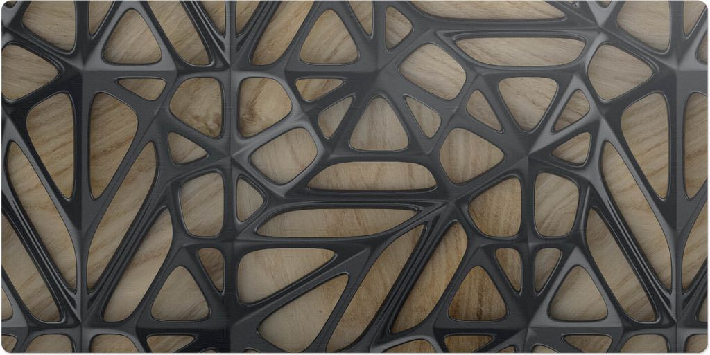 Durchbrochene Struktur– Schreibtischunterlage – Schreibtisch Tischunterlage – 120x60 cm – Unterlage Groß Schreibtischmatte