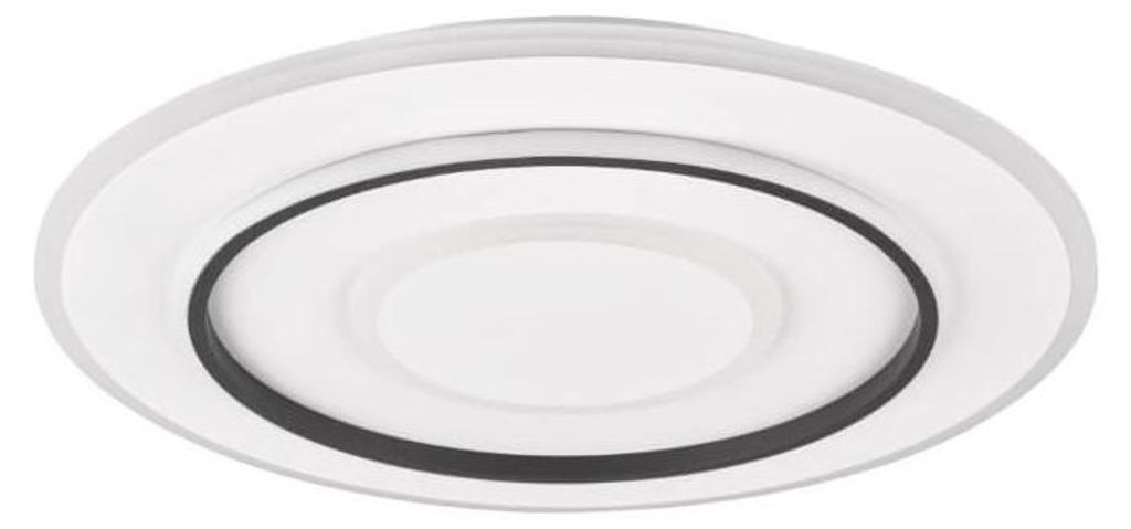 Plafonnier LED rond avec télécommande JORA blanc et noir 55 Image du produit 