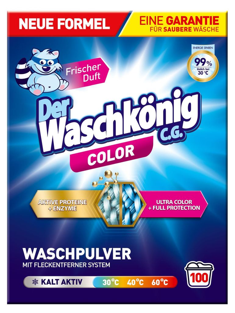 Der Waschkönig C.G. Color Waschpulver 6 kg, 100 Produktbild 