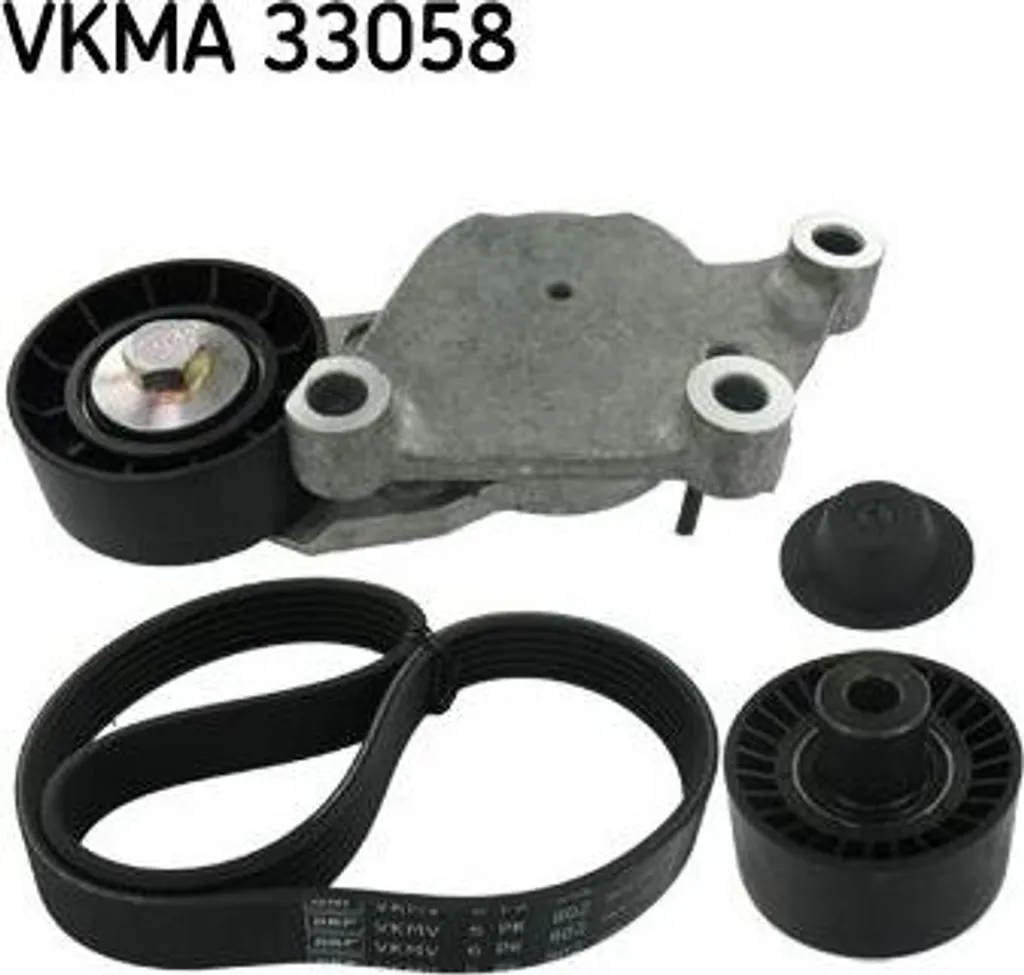 Kit Courroie SKF VKMA 33058 pour Peugeot 206 307 et Citroën C3 C4