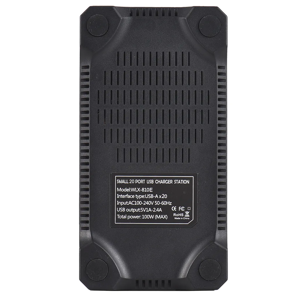 Chargeur USB multi ports 100W pour charger 20 appareils sans risque
