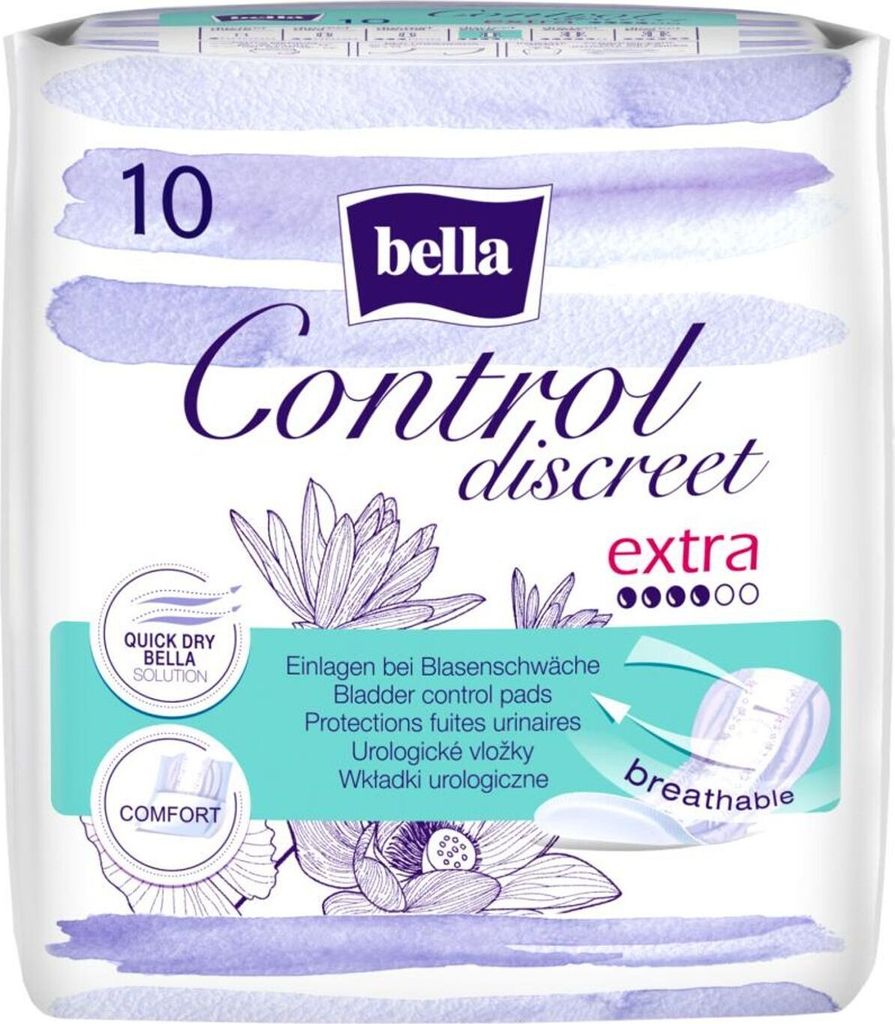 4x Bella Hygieneeinlagen 10er Extra Control Discreet Produktbild 