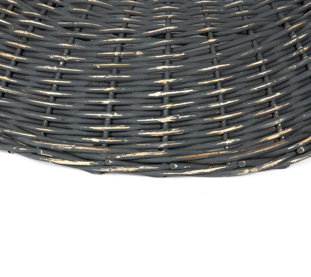 Westmann Rock Santa-3 Cache-pied de sapin en rotin gris - Ø 87 cm