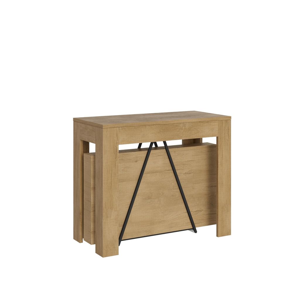 ITAMOBY - Konsola rozkładana 90x42/198 cm Scicca Small Dąb Zdjęcie produktu 