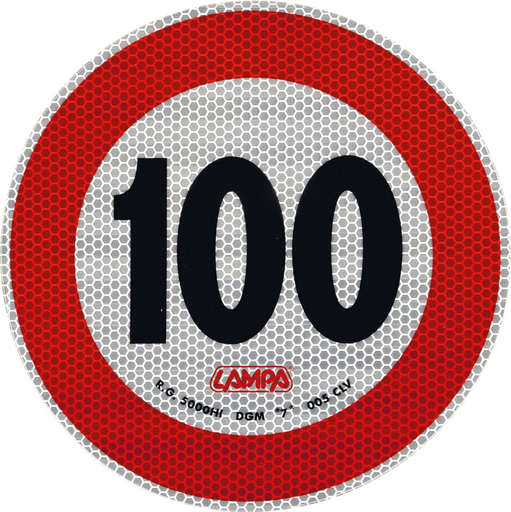 LAMPA Accessories Reflektierender Aufkleber 100 km/h, 200 Produktbild 