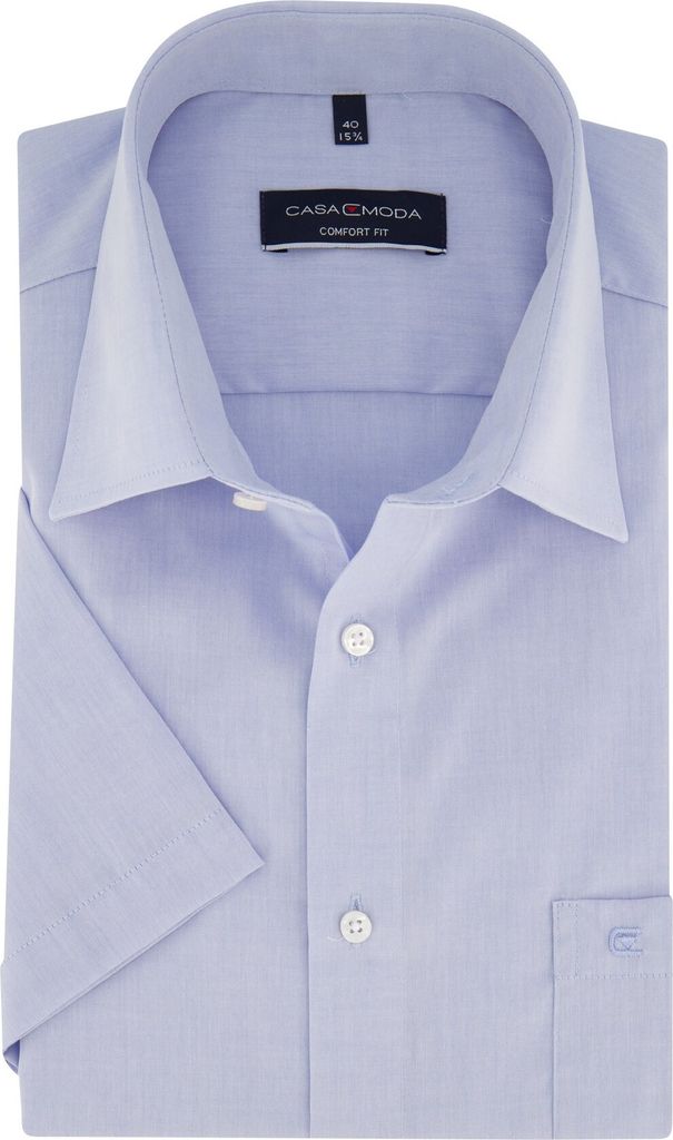 Casa Moda Hemd kurzarm blau uni