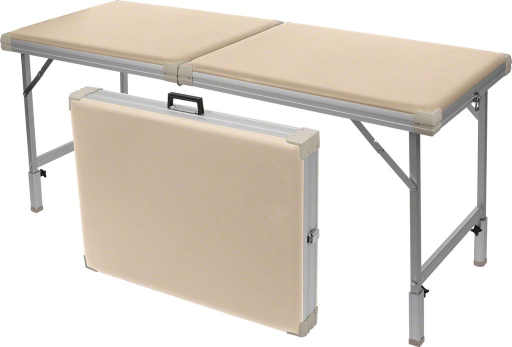 Alu-Kofferliege Robusta ST, LxBxH 170x56x70-82 cm