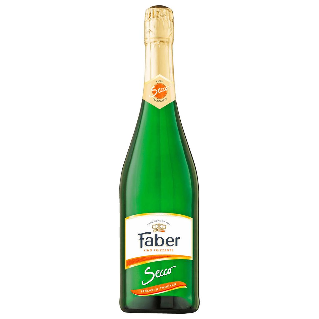 Faber Secco trocken trockener Perlwein aus Deutschland Produktbild 