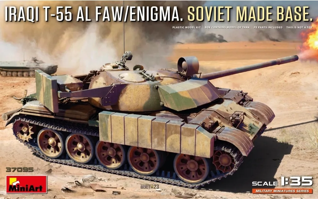 T-55 Al Faw/Enigma MiniArt 1:35 - Maquette Plastique Soviétique Détaillée