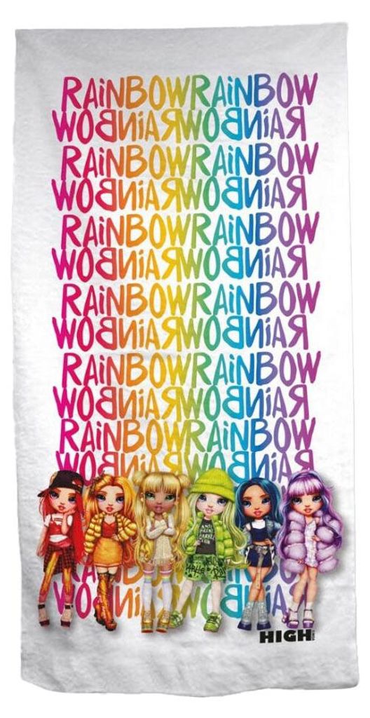 Strandlaken Rainbow High, 70x140cm