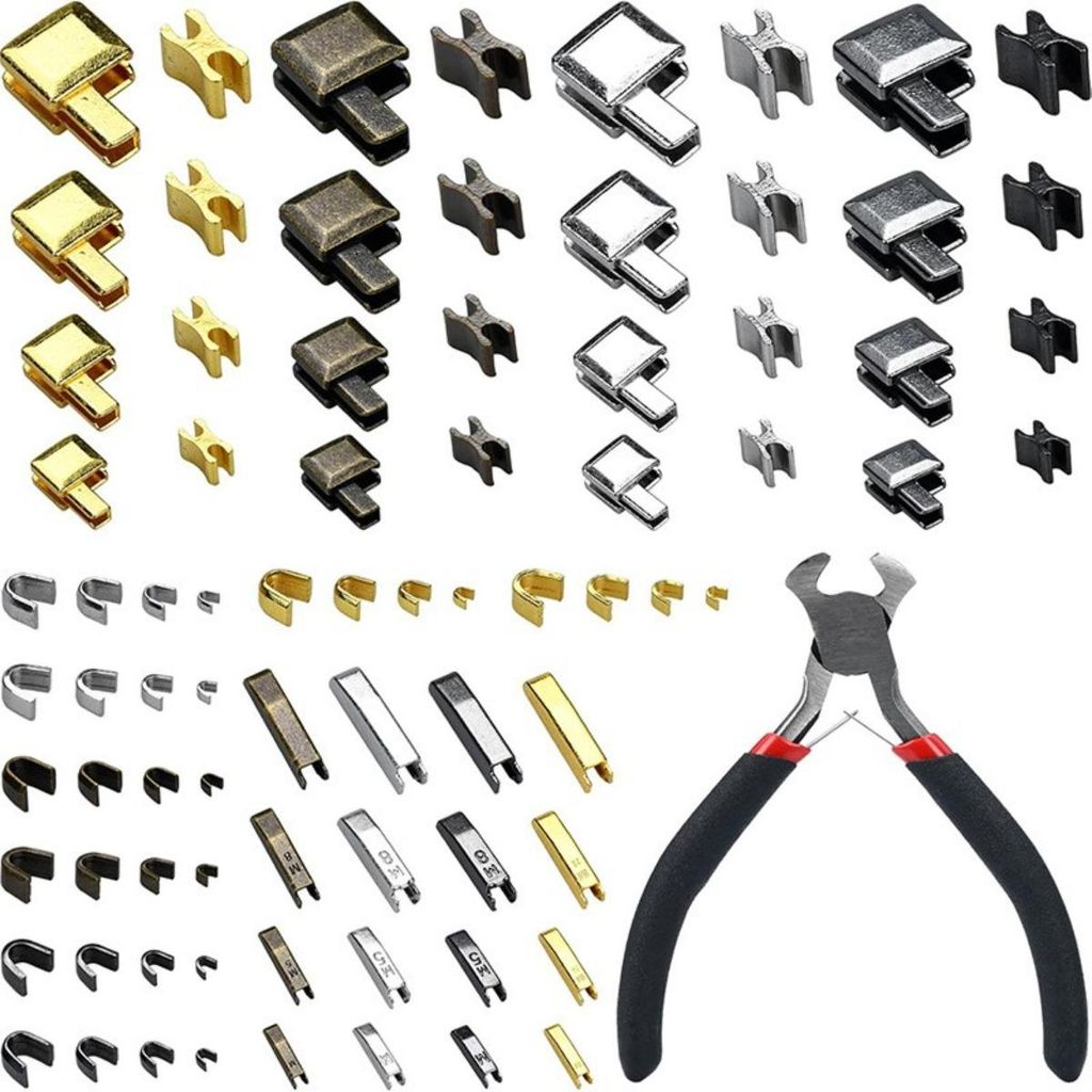 INF 81-teiliges Reißverschluss Reparatur Set mit Zange - Reißverschluss Schieber & Zipper Puller
