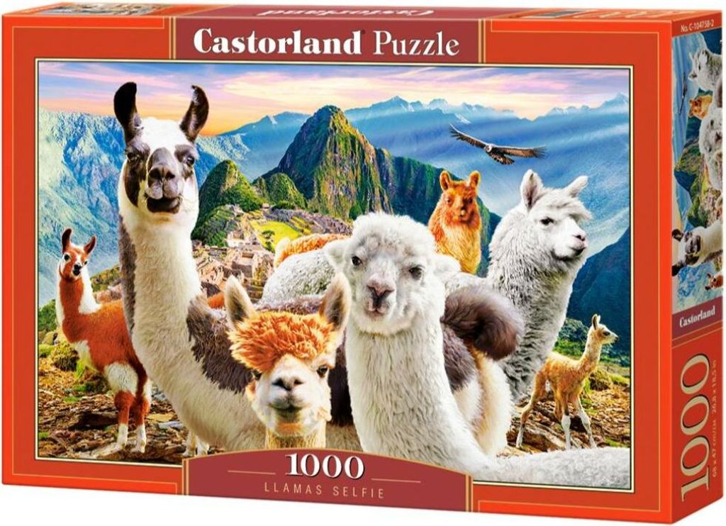 CASTORLAND puzzle 1000 dílků - Lamy Obrázek produktu 