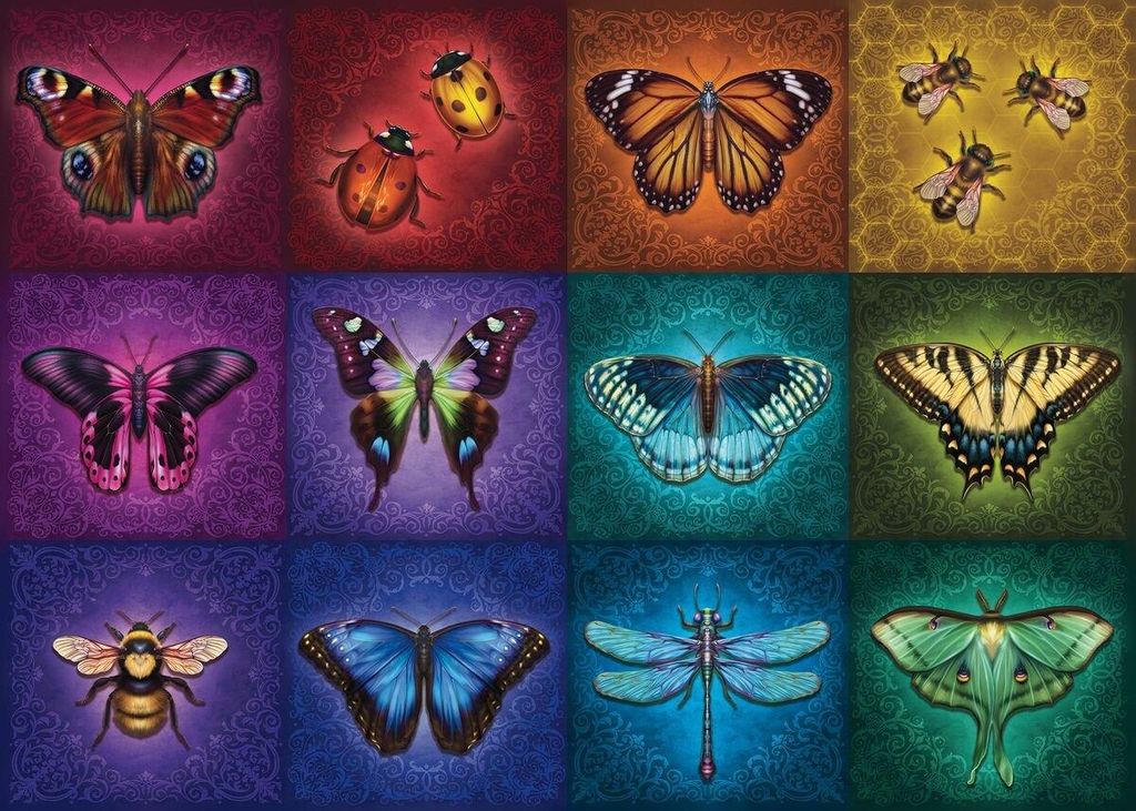 RAVENSBURGER Puzzle Krásné okř ídlené vě ci 1000 dílků Produktbild 
