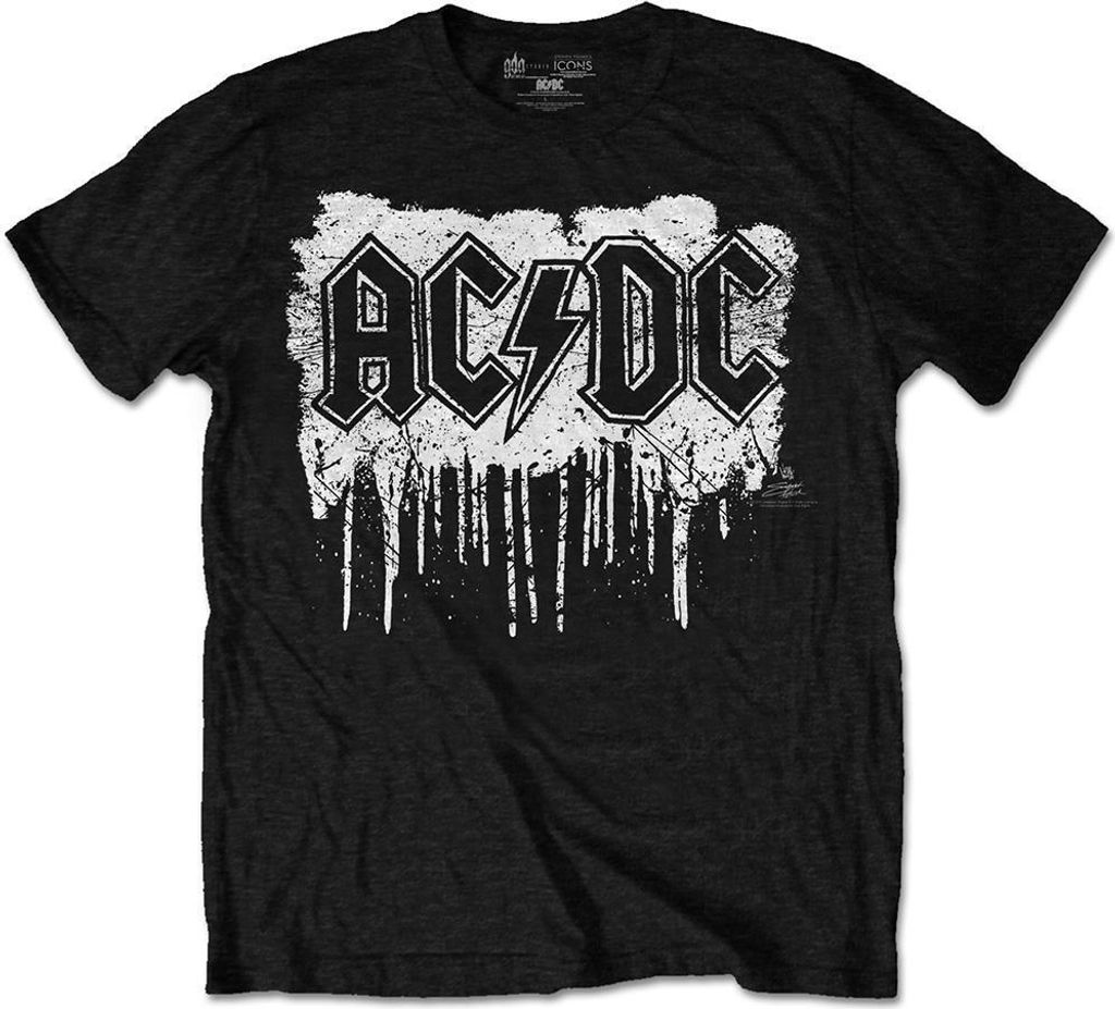AC/DC - "Dripping With Excitement" T-Shirt für Herren/Damen Uni RO5194 (L) (Schwarz)