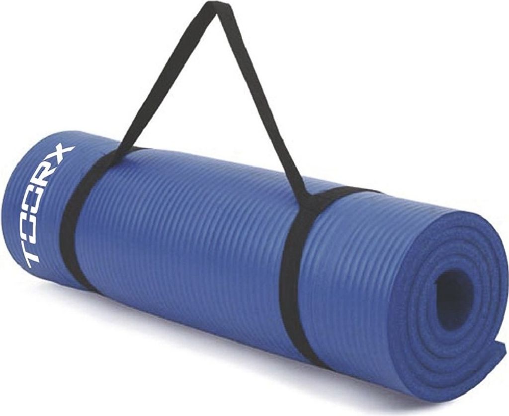 Toorx Fitness Fitness Matte mit Träger - MAT-172 - Blau - Blau