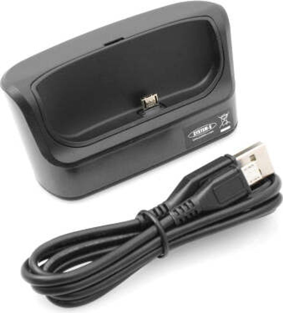 System-S USB Dockingstation Cradle Dock Ladegerät Ladestation (5V, 1A) Dock Cradle Datentransfer für HTC One M9