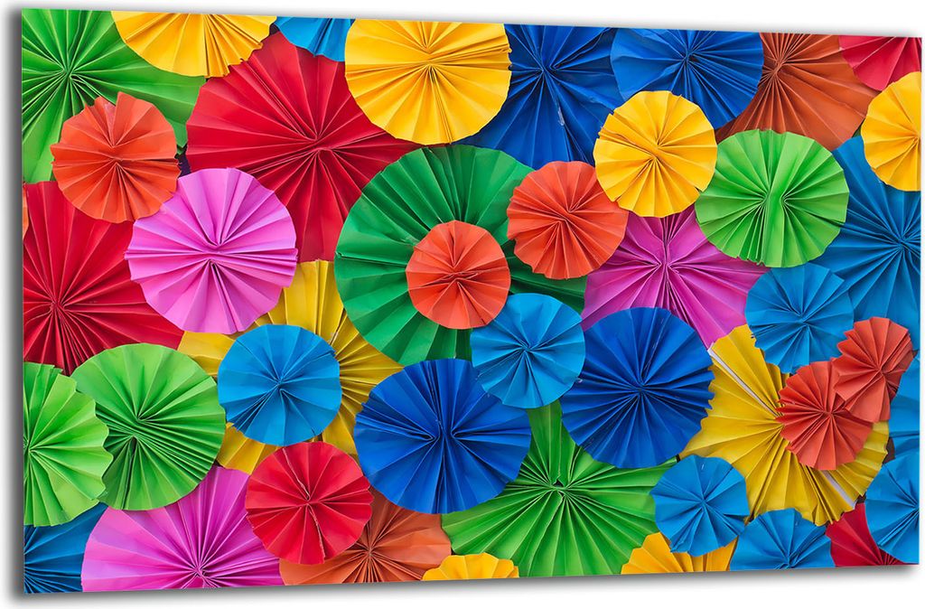 Herdabdeckplatte Glaskeramikkochfeld-Abdeckung Spritzschutz Glas 80x52 Bunt