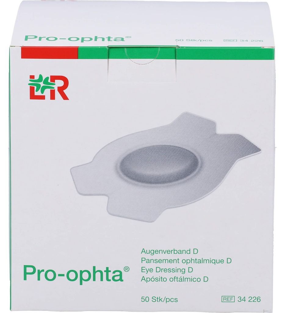 Pansement oculaire Pro Ophta D, 50 pces VER Image du produit 