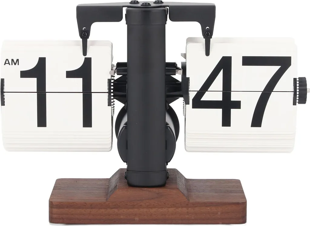 Horloge digitale lisible sans reflet pour bureau et salon rétro