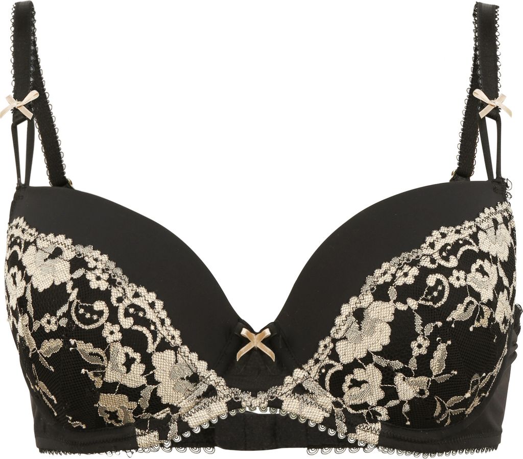 LASCANA Schalen-BH schwarz-goldfarben Größe 85 Cup G