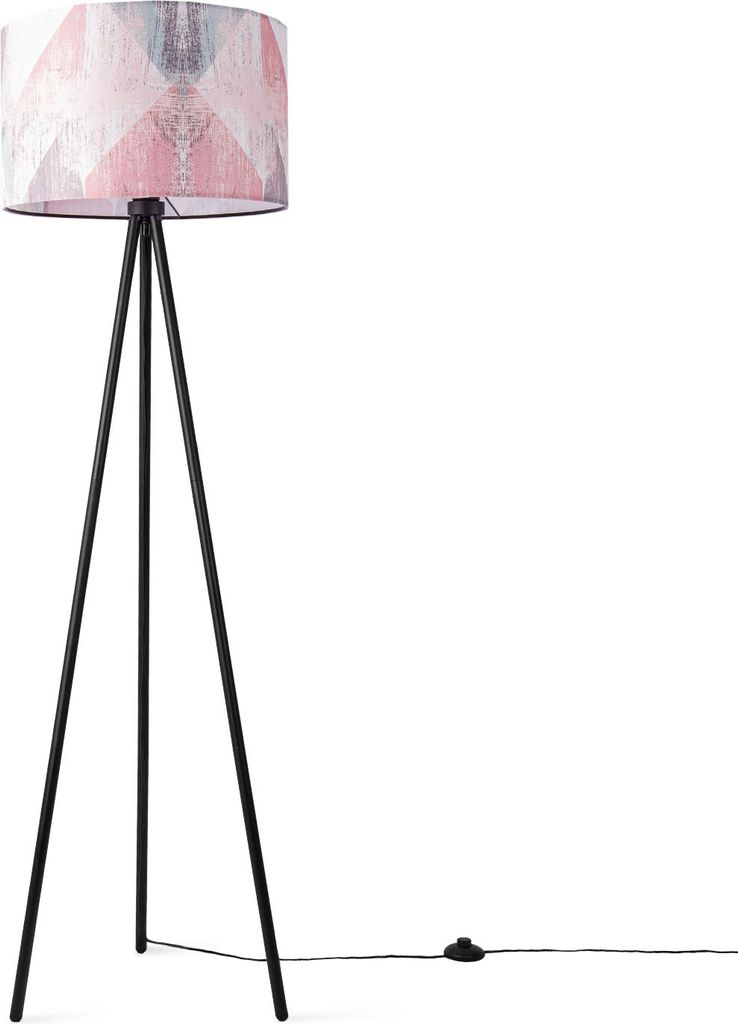 Stehlampe Wohnzimmer Modern E27 Leselampe Stehleuchte Stativ Retro Lampenschirm