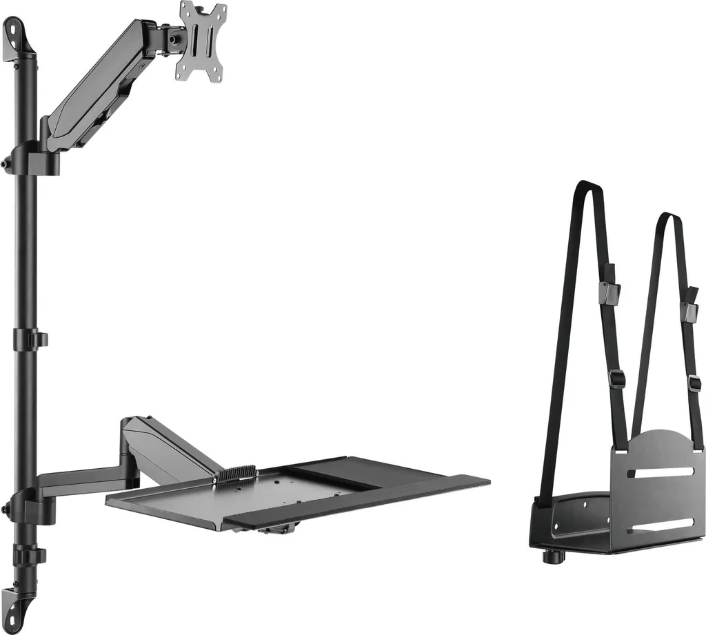 Libérez votre bureau avec la station de travail murale pour écran 32"