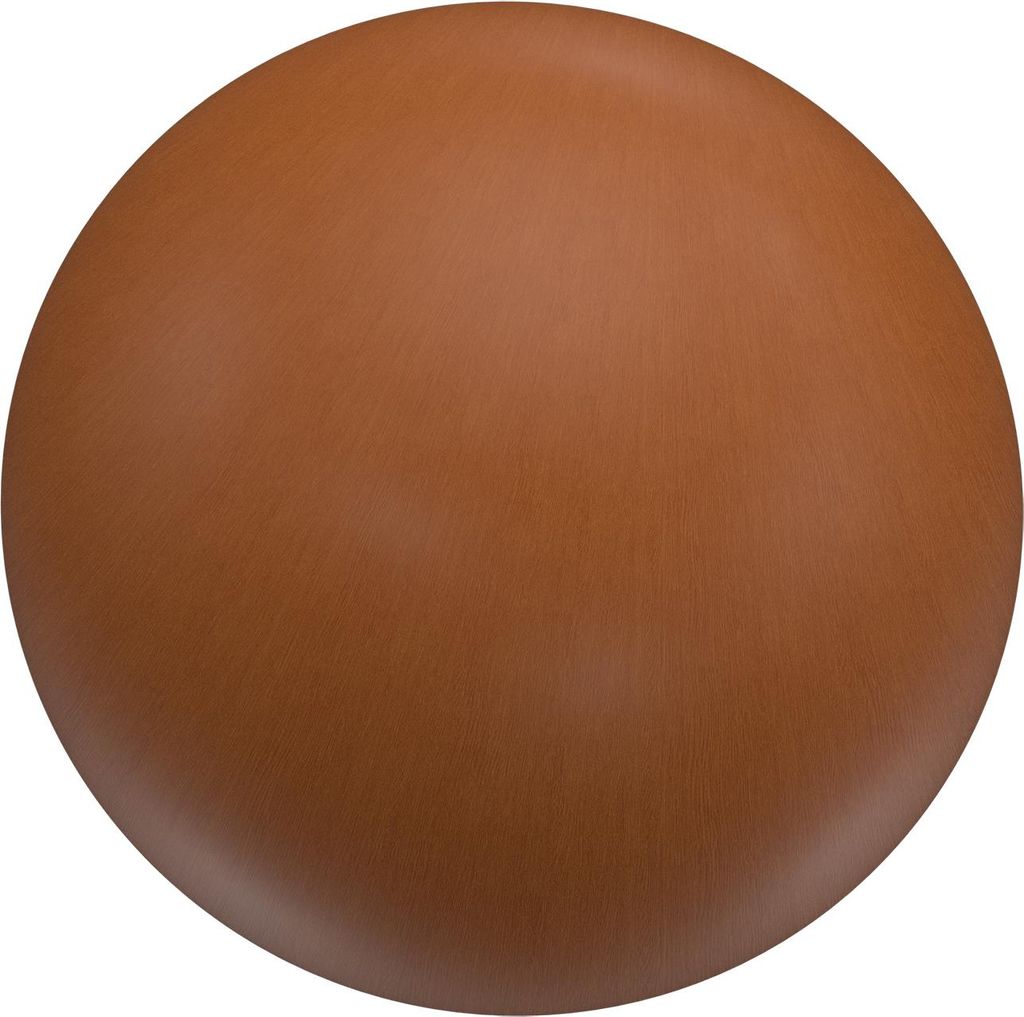 Interdeco Endstücke / Zierabschlüsse für Gardinenstangen mit 20 mm Ø Kirschbaum, Typ Luina (Kugel), Pack. 2 Stück