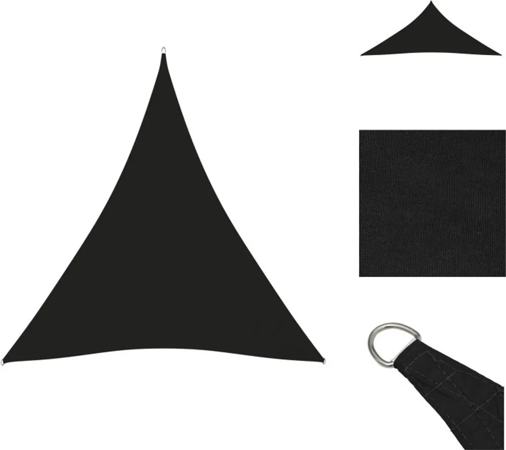 Vela Ombreggiante 5x6x6 m Nero vidaXL | Design Outdoor e Protezione UV